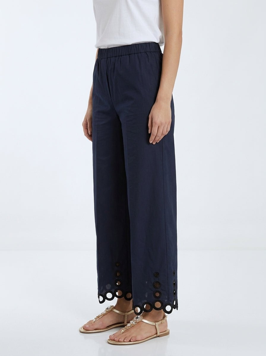 Pantalon large ajouré Whyci Milano