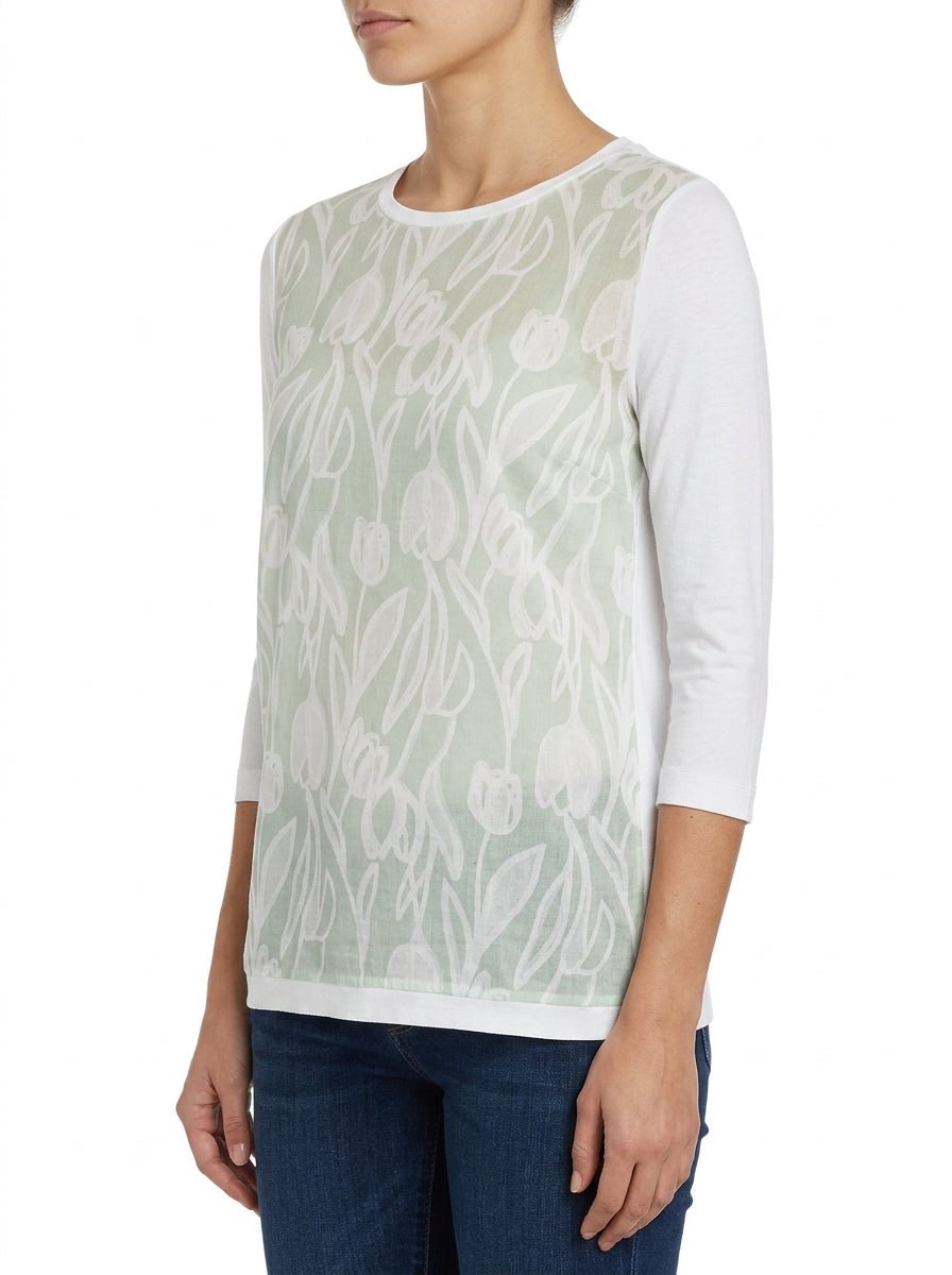 Whyci Milano Tulip Print T-shirt