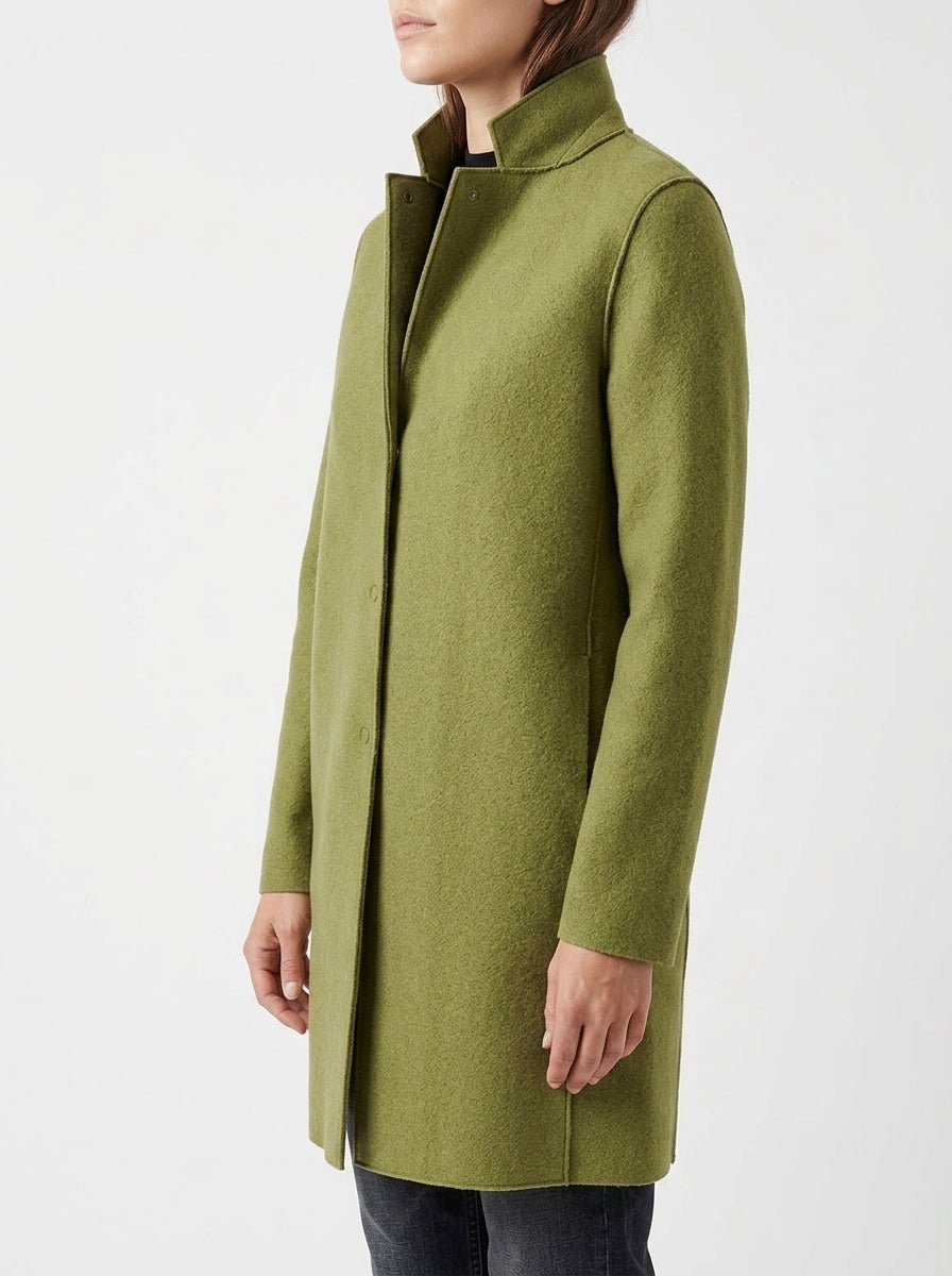 Cappotto stirato Harris Wharf London Verde