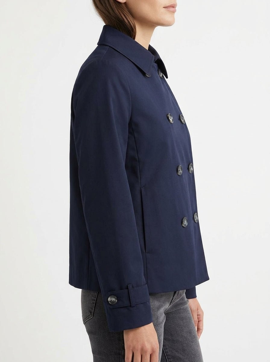 Harris Wharf London Trench Tecnica Veste Marine