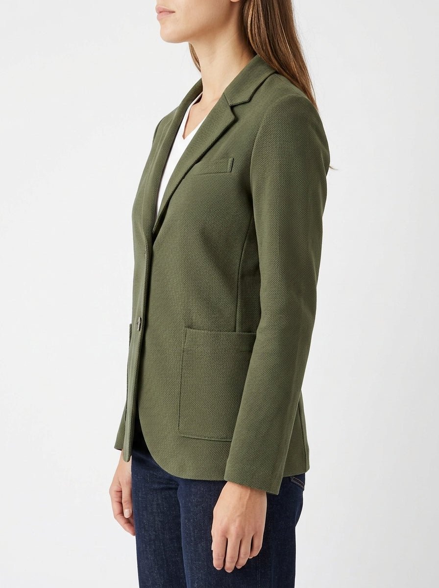 Blazer Harris Wharf London Pique Verde