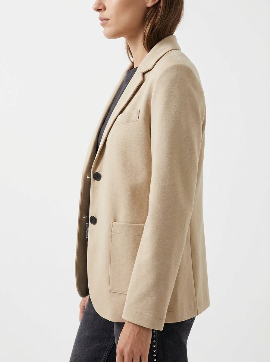 Blazer Liso Merino Harris Wharf London Beige