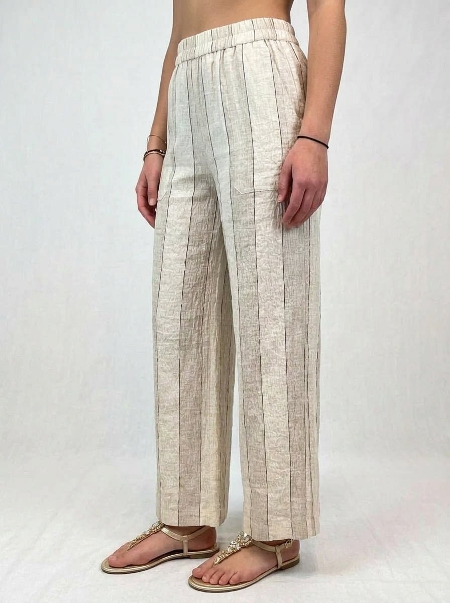 Pantaloni A Righe Larghe Di Agoefilo