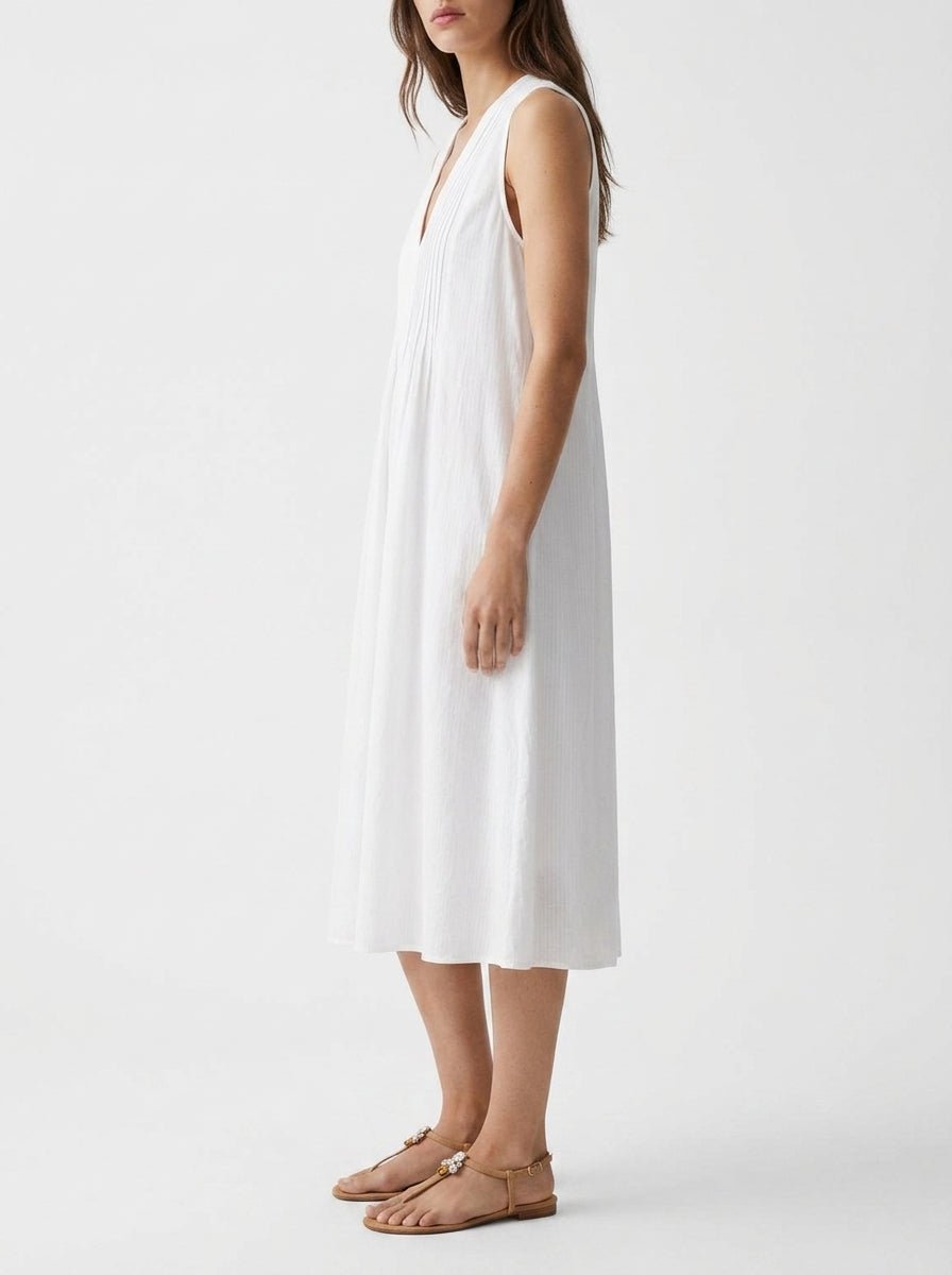 Zen Ethic Amy White Dress