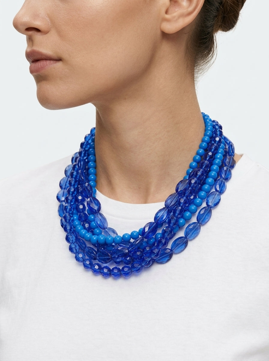 Collar Fabrizio Marcantelli Regina Azul