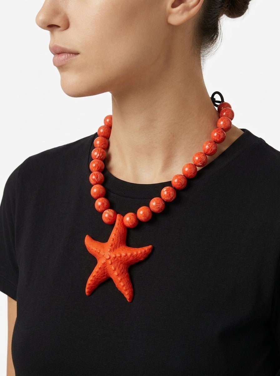 Collar Fabrizio Marcantelli Estrella Marina Coral
