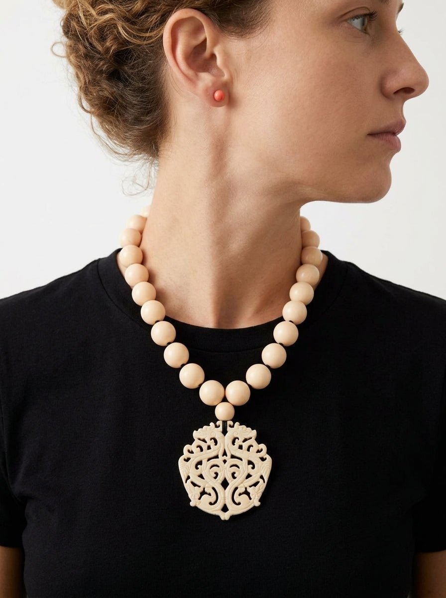 Collar Fabrizio Marcantelli Mandala Corto Crudo