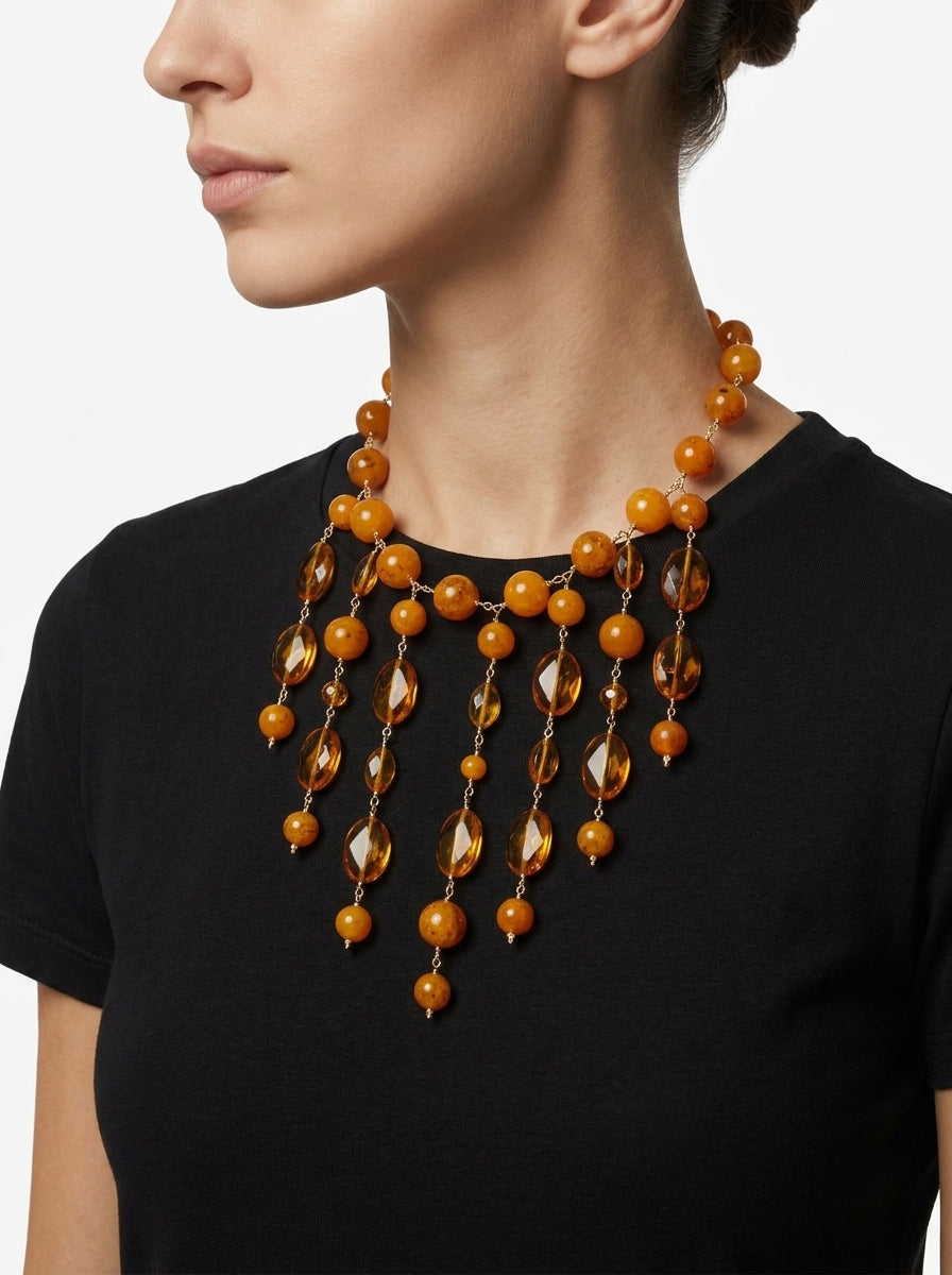Collar Fabrizio Marcantelli Chandelier Miel