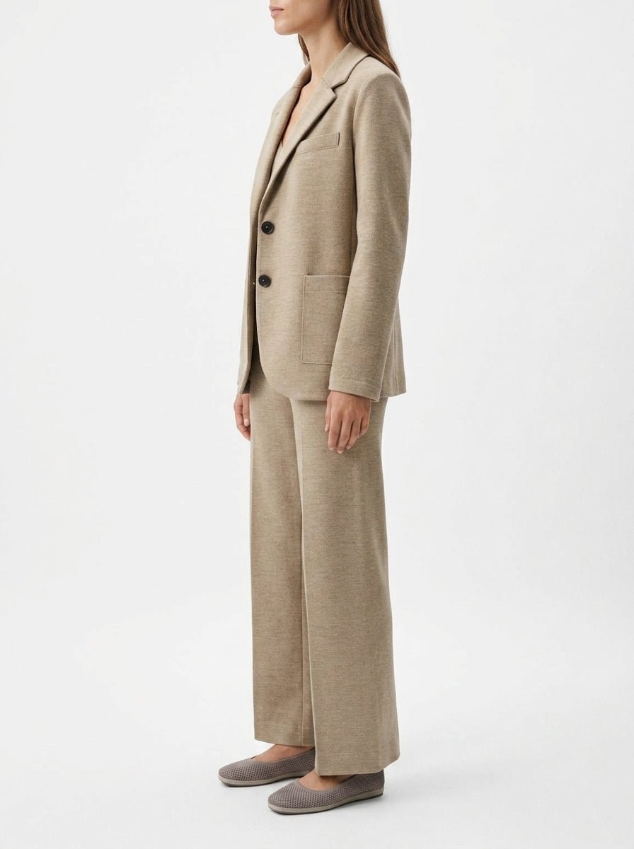 Harris Wharf London Flare Sand Trousers