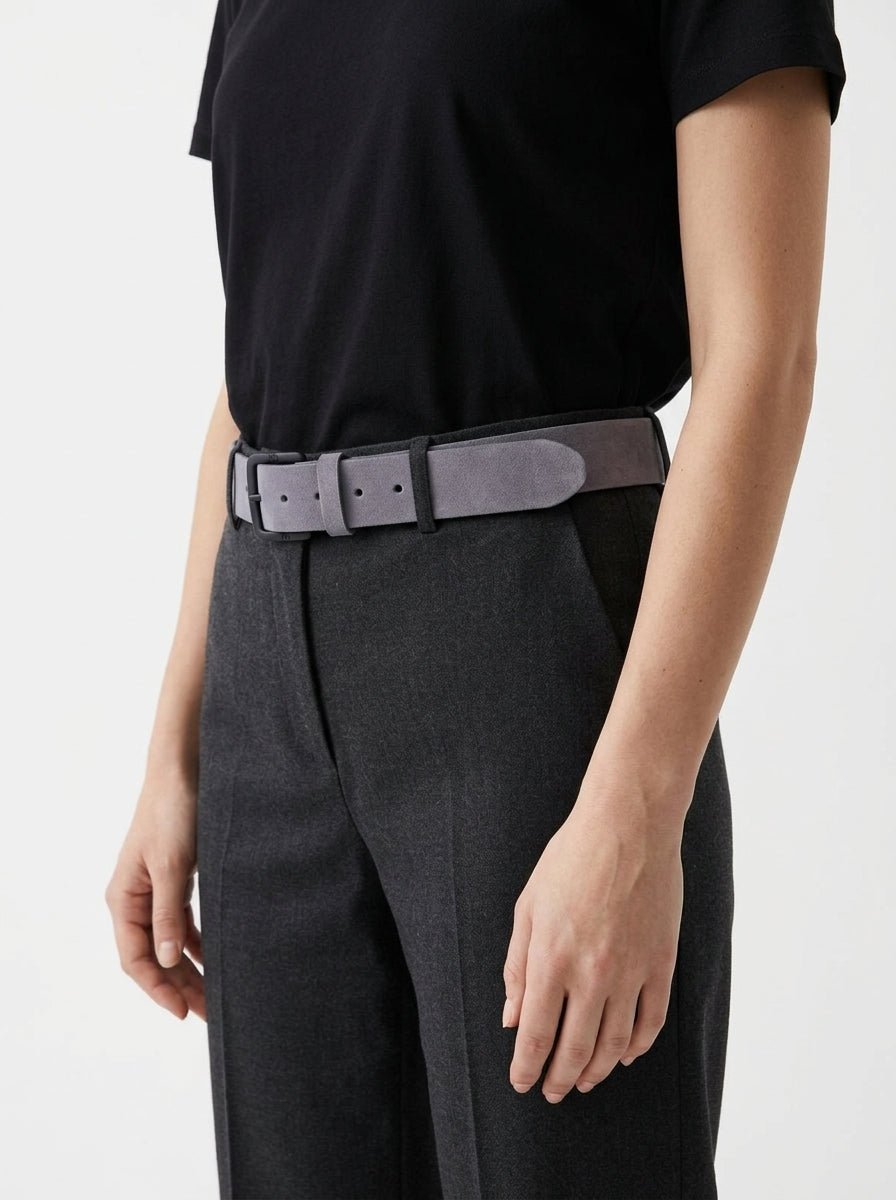 Ceinture en daim bleu clair Niu