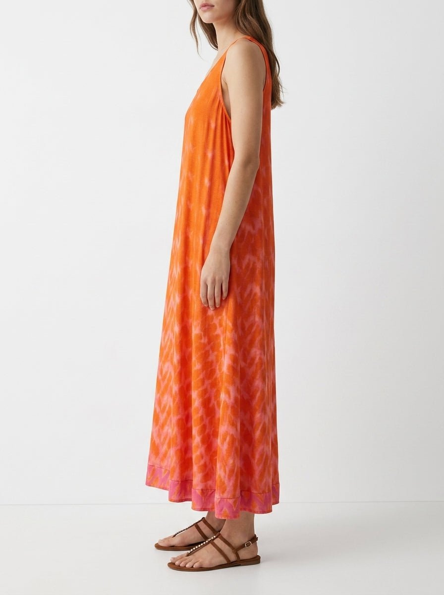 Vestido Nous Defuminado Naranja
