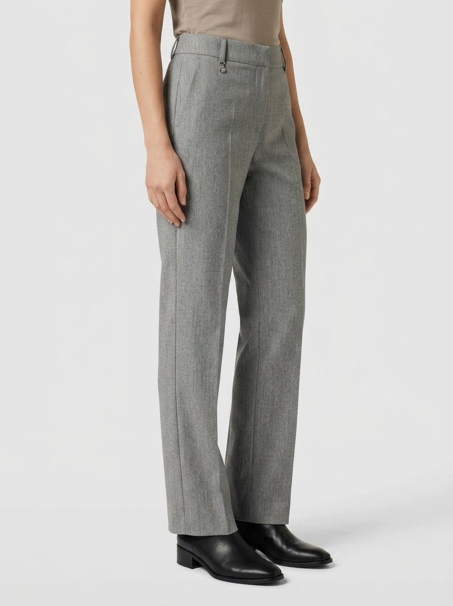 Pantalón Ragno Cropped Flare Gris