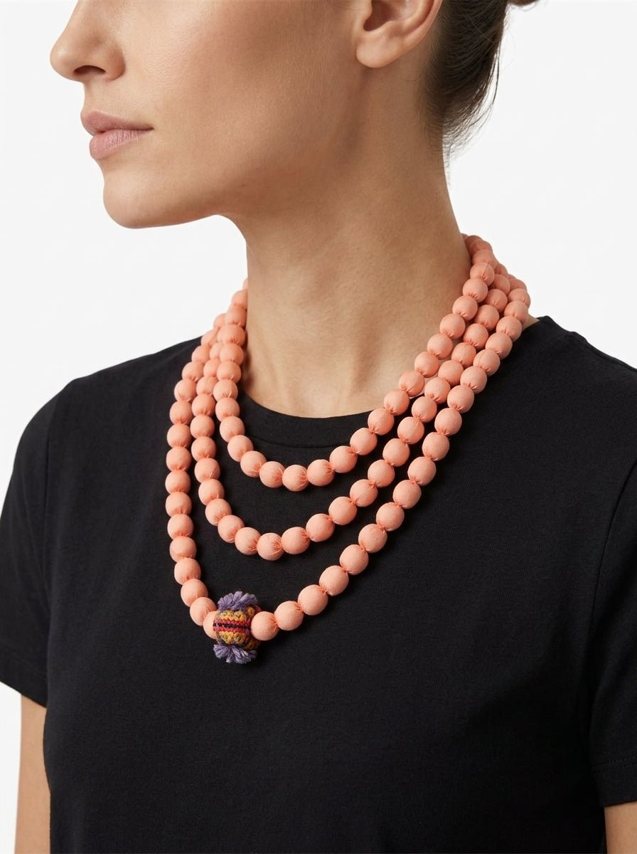 Collana Il Baco Da Seta Cuscini rosa NHDI