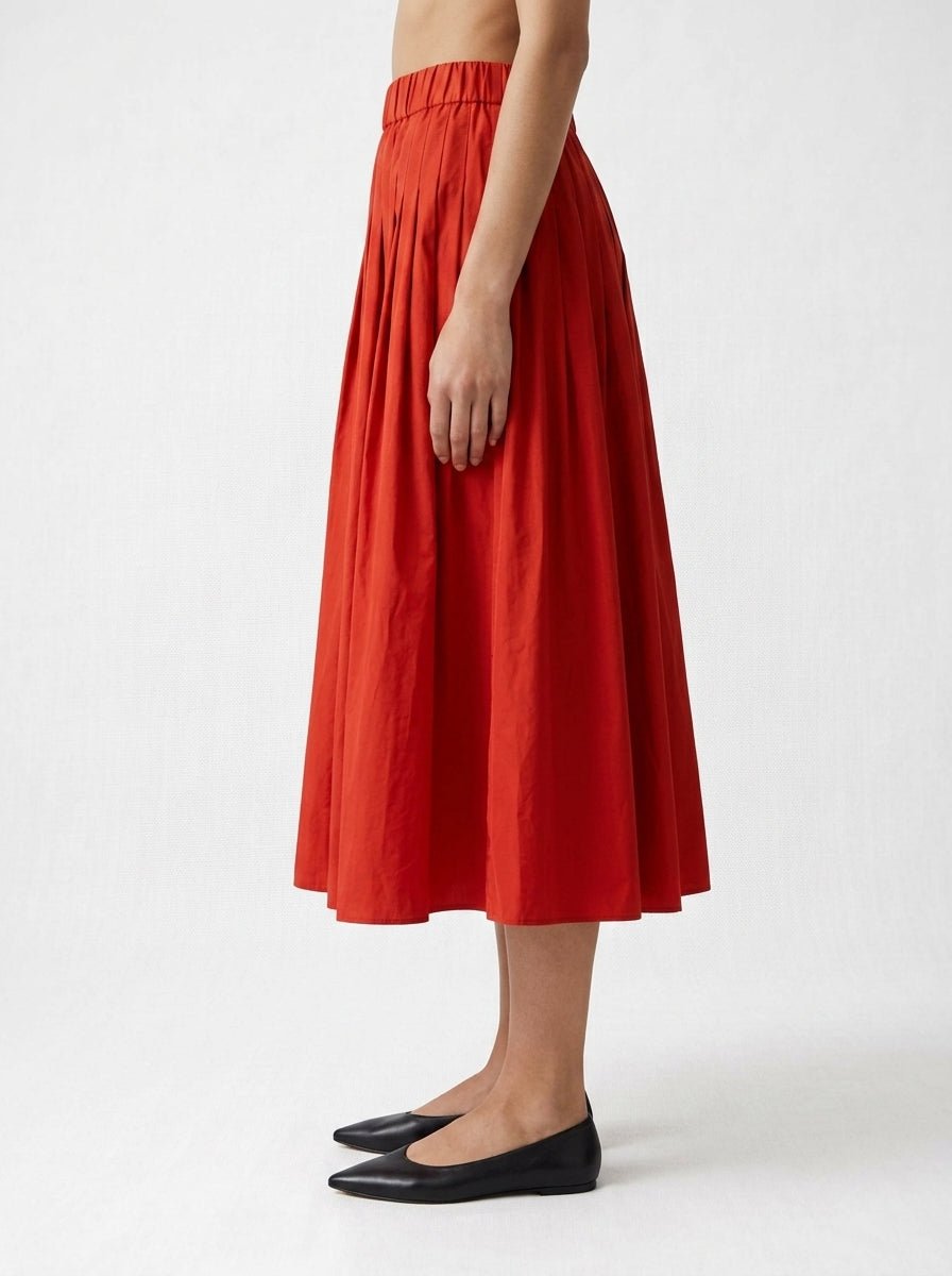 Falda Susanne Bommer Naranja