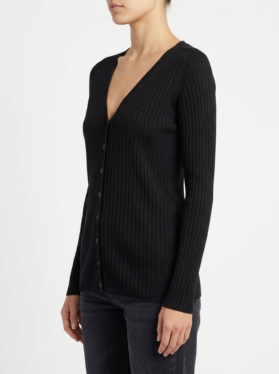 Cardigan C.T. Plage Canalé Negro