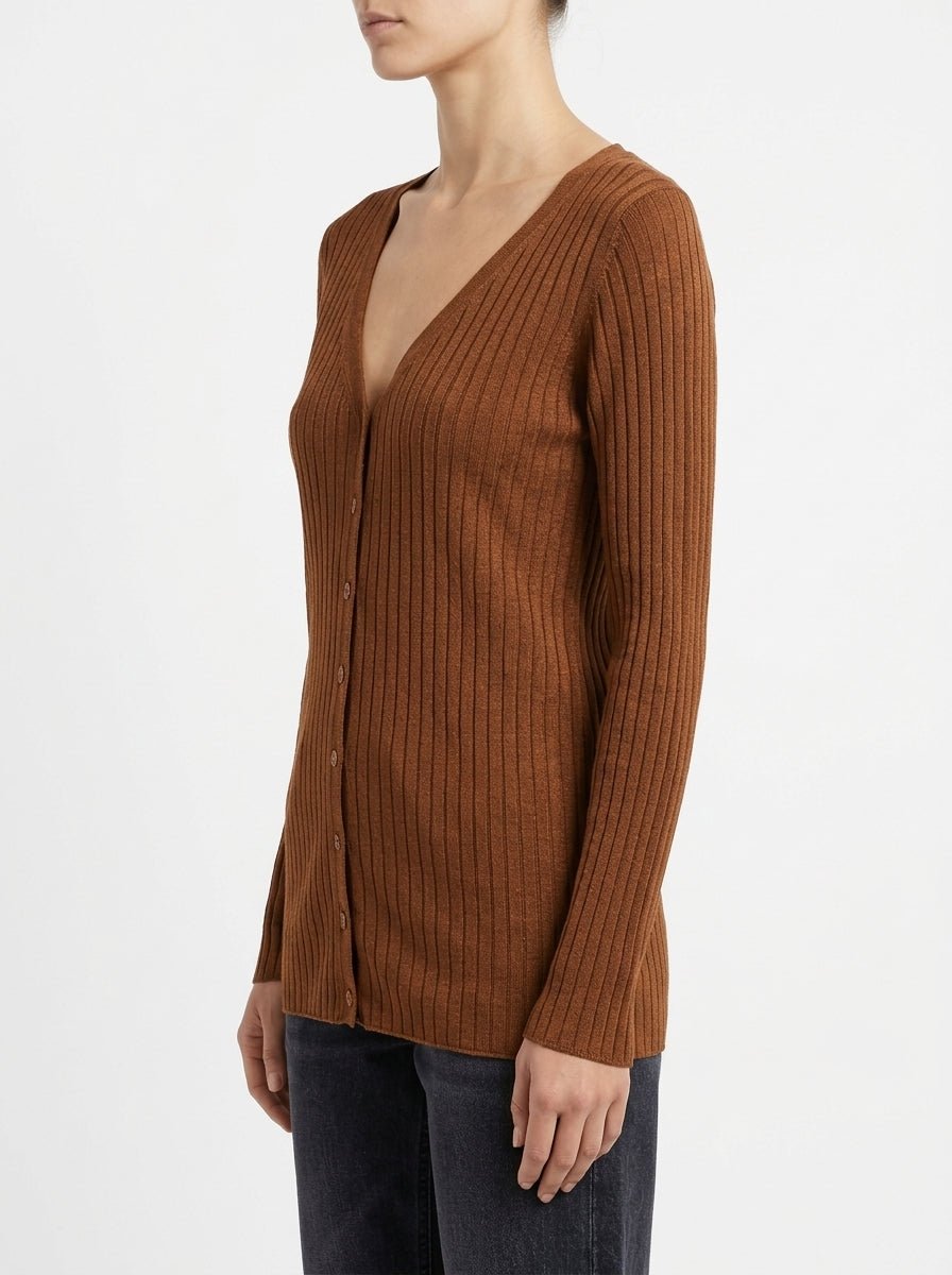 Cardigan C.T. Plage Canalé Tabaco
