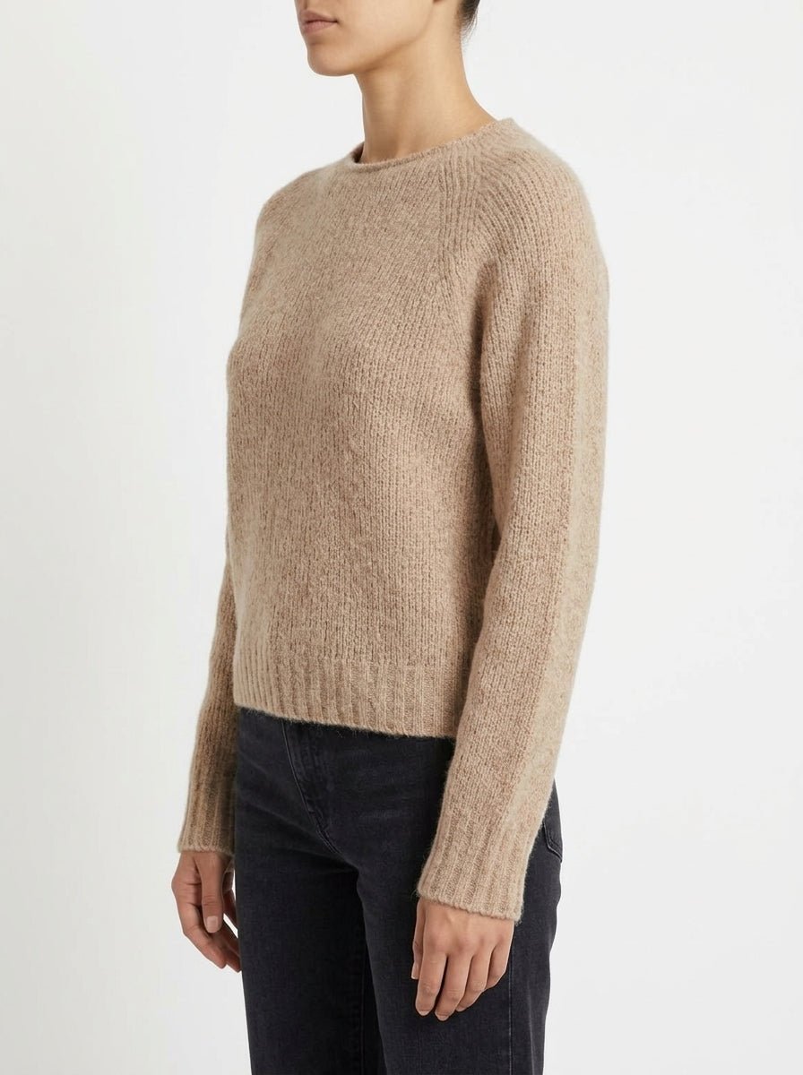 Jersey Scaglione Boat Neck Beige
