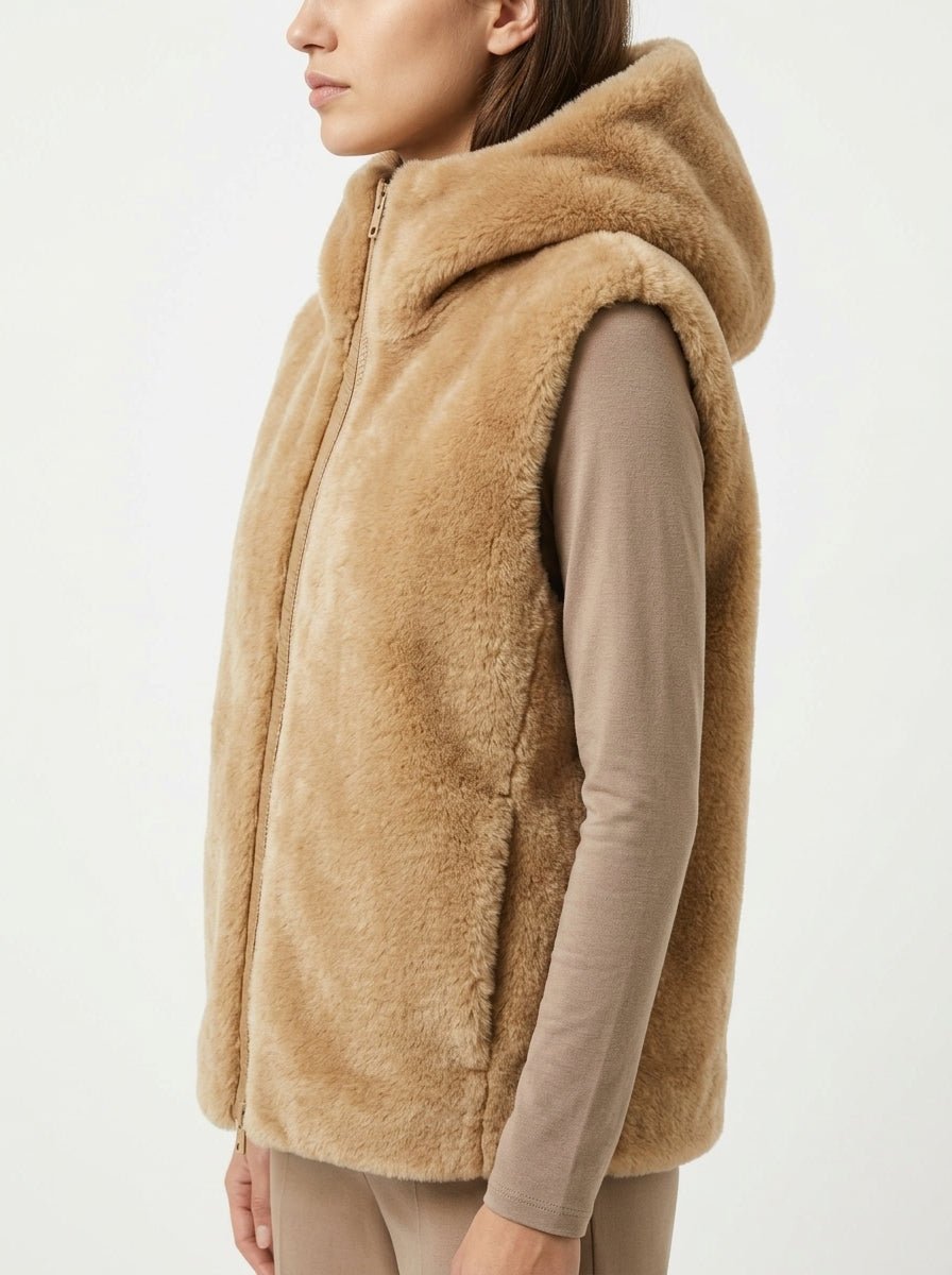 Chaleco Save The Duck Cassandra Beige
