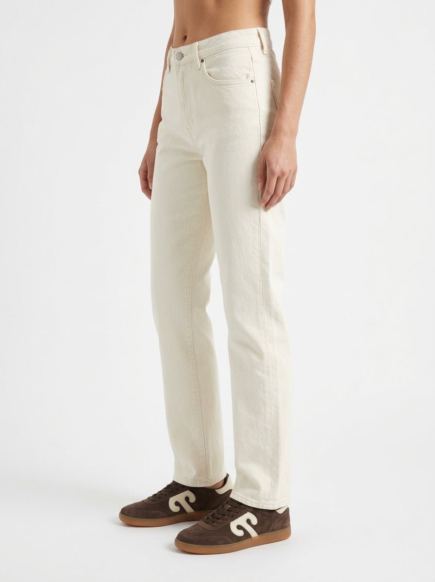 Cigala's Straight Ecru Jeans