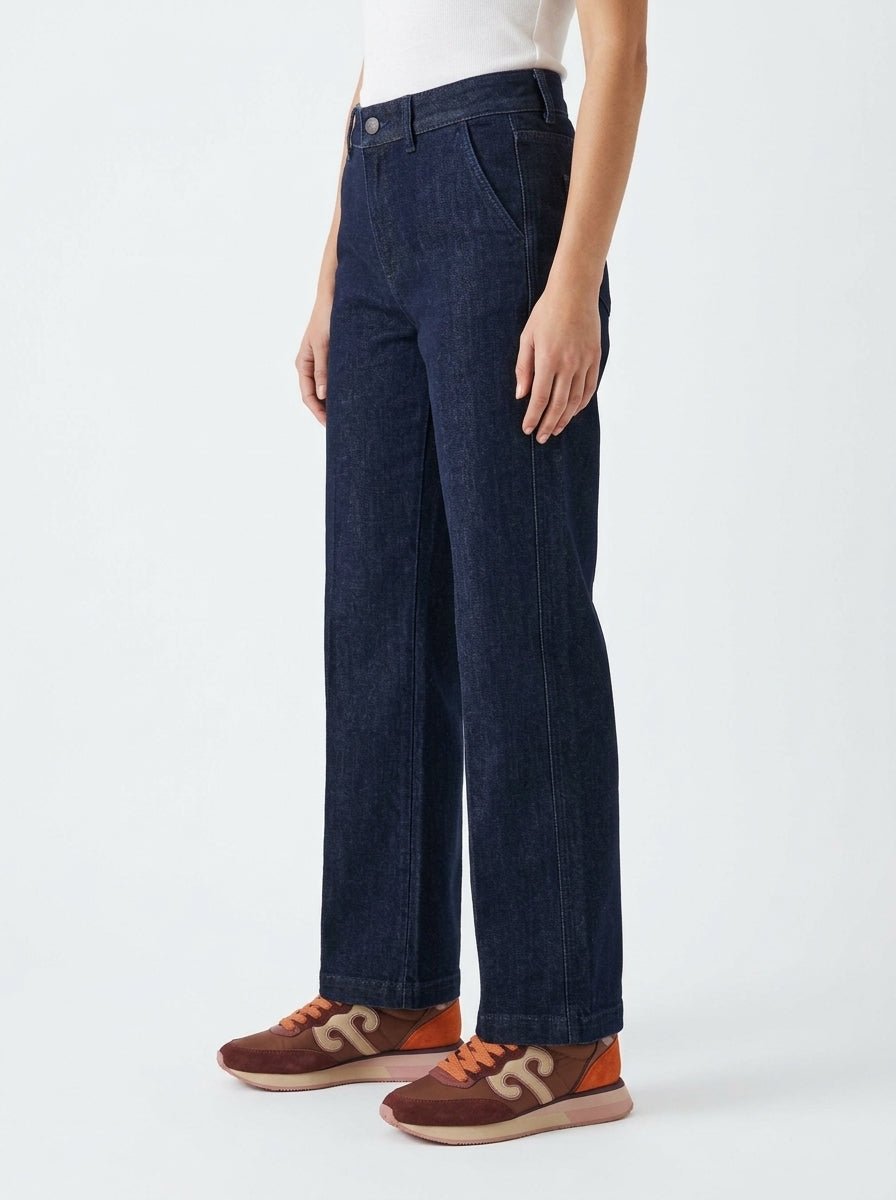 Cigala's Long Straight Chino Blue Jeans