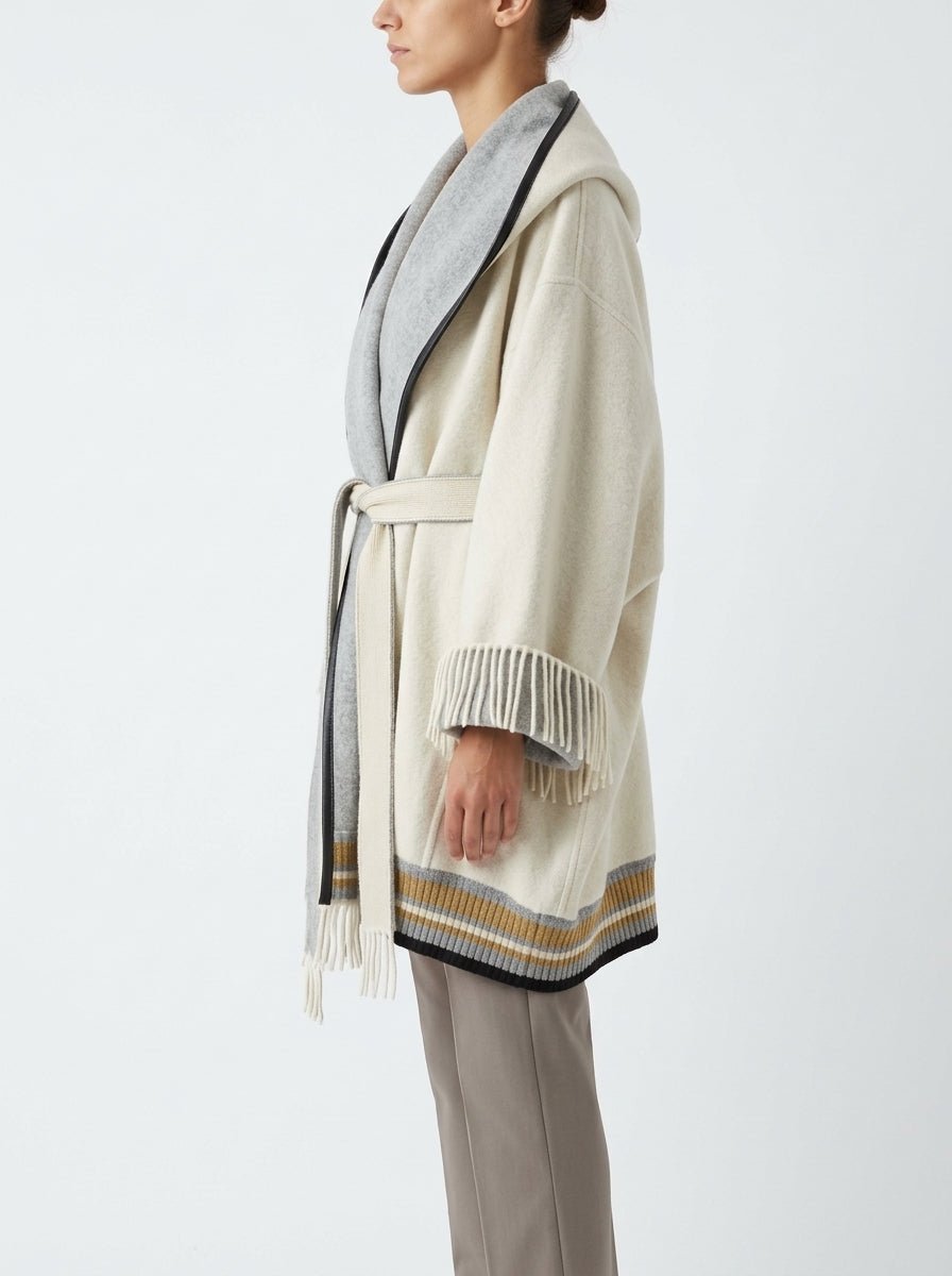 Capa La Couverture Look 02 Crudo y Gris