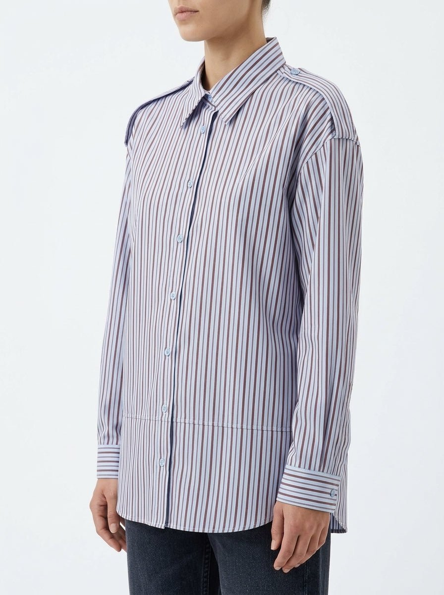 Camisa Solo Tre Rayas Cielo