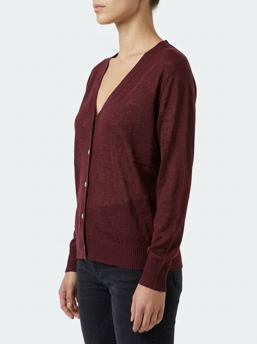 Cardigan Absolut Cashmere Lou Burdeos