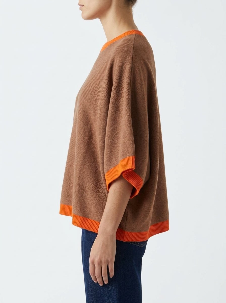 Poncho Absolut Cashmere Bettina Camel