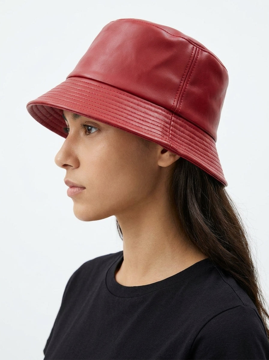 Sombrero Il Baco Da Seta Polipiel Rojo