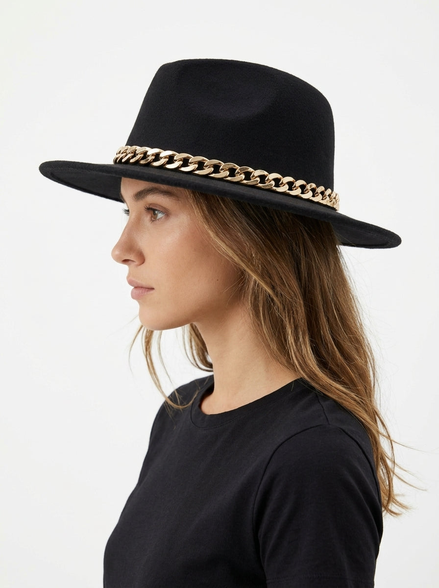 Sombrero Il Baco Da Seta Cadena Negro
