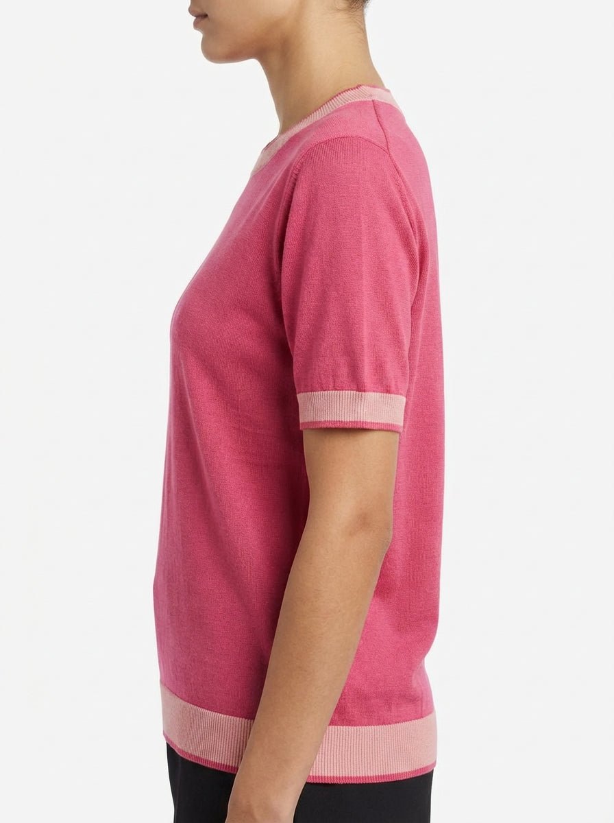 In Bed With You Manche Pull Bordure Rose