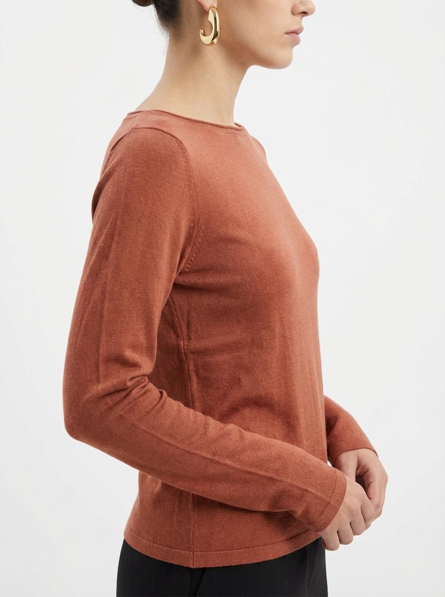 Alessandro Aste Pull tabac Mentone