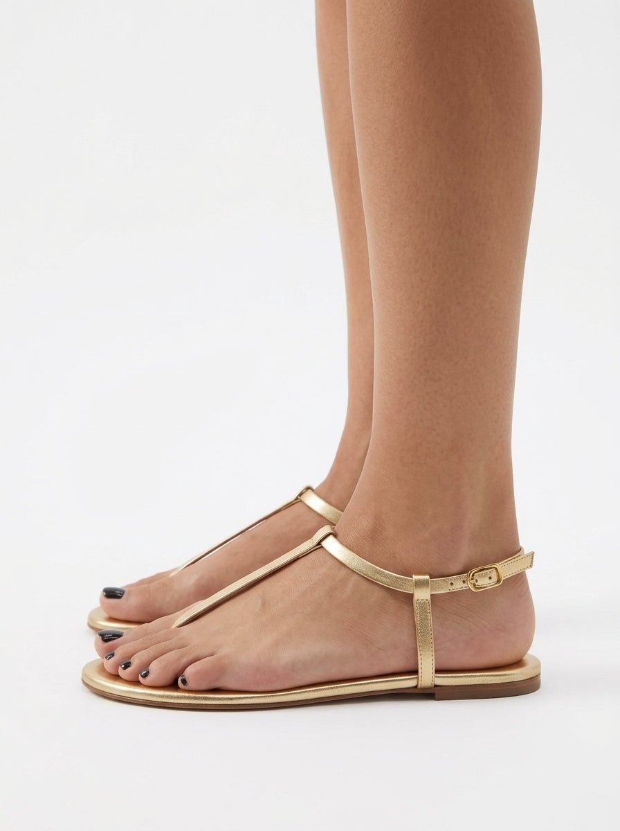 Sandalia Tkees Blink Dorada