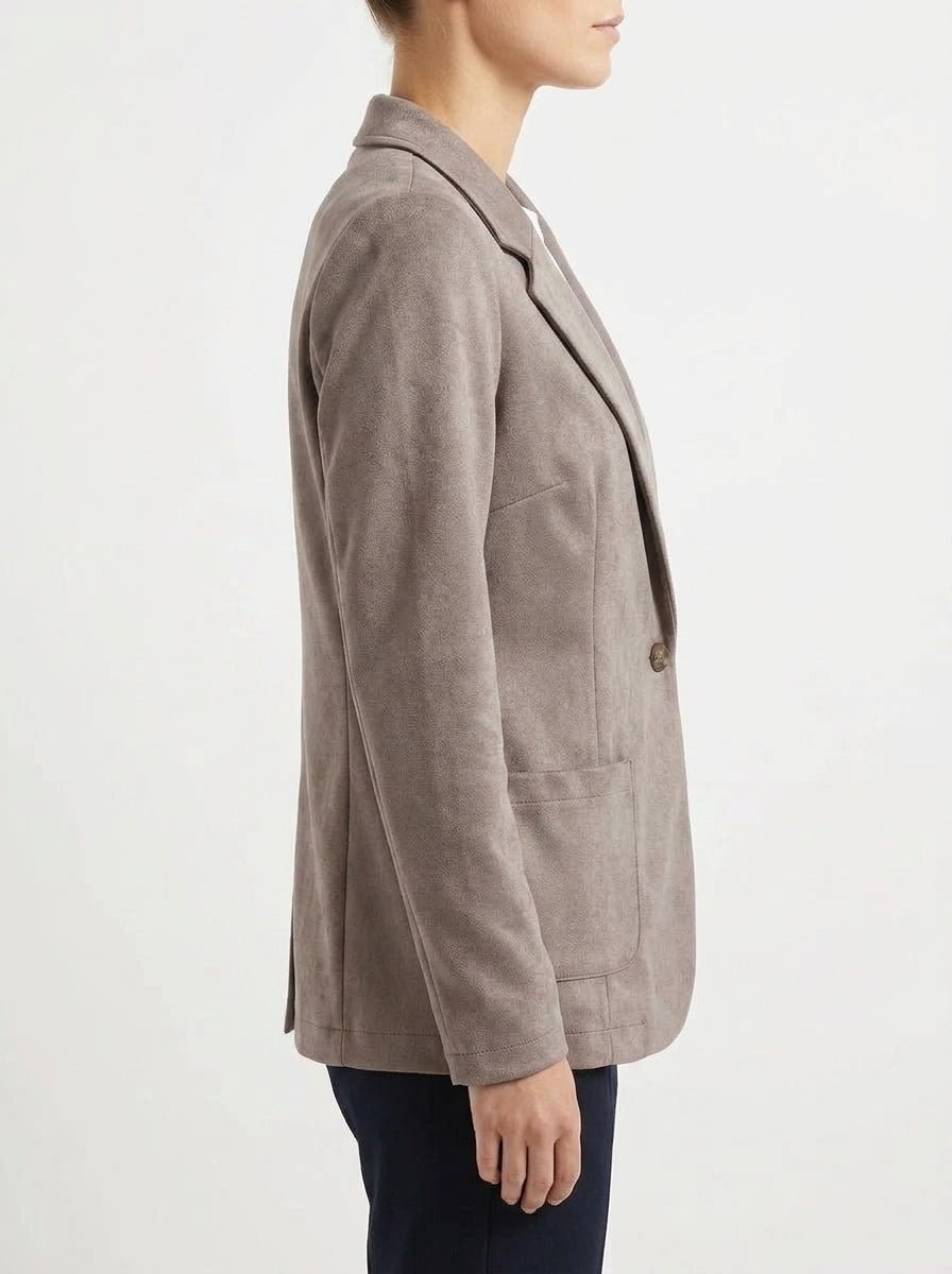 Blazer Majestic Filatures Terciopelo Vison