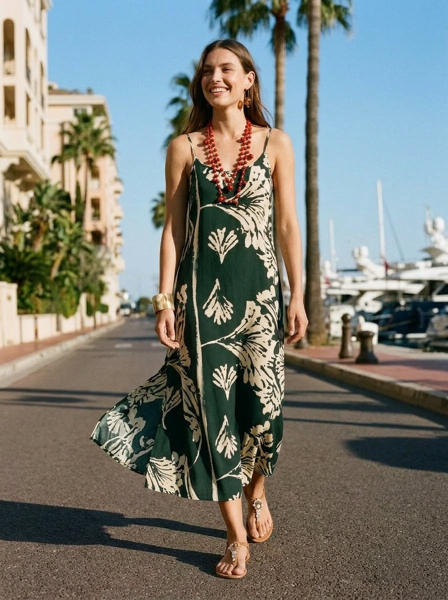 Vestido Diega Ravka Verde Mar