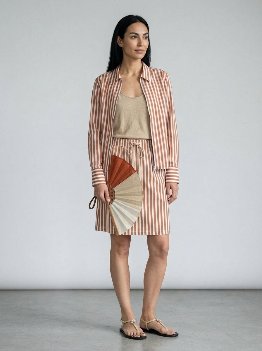 Camisa Academia Larissa Beige