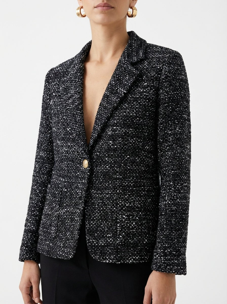 Jersey Base Milano Ancho Manga Corta Negro