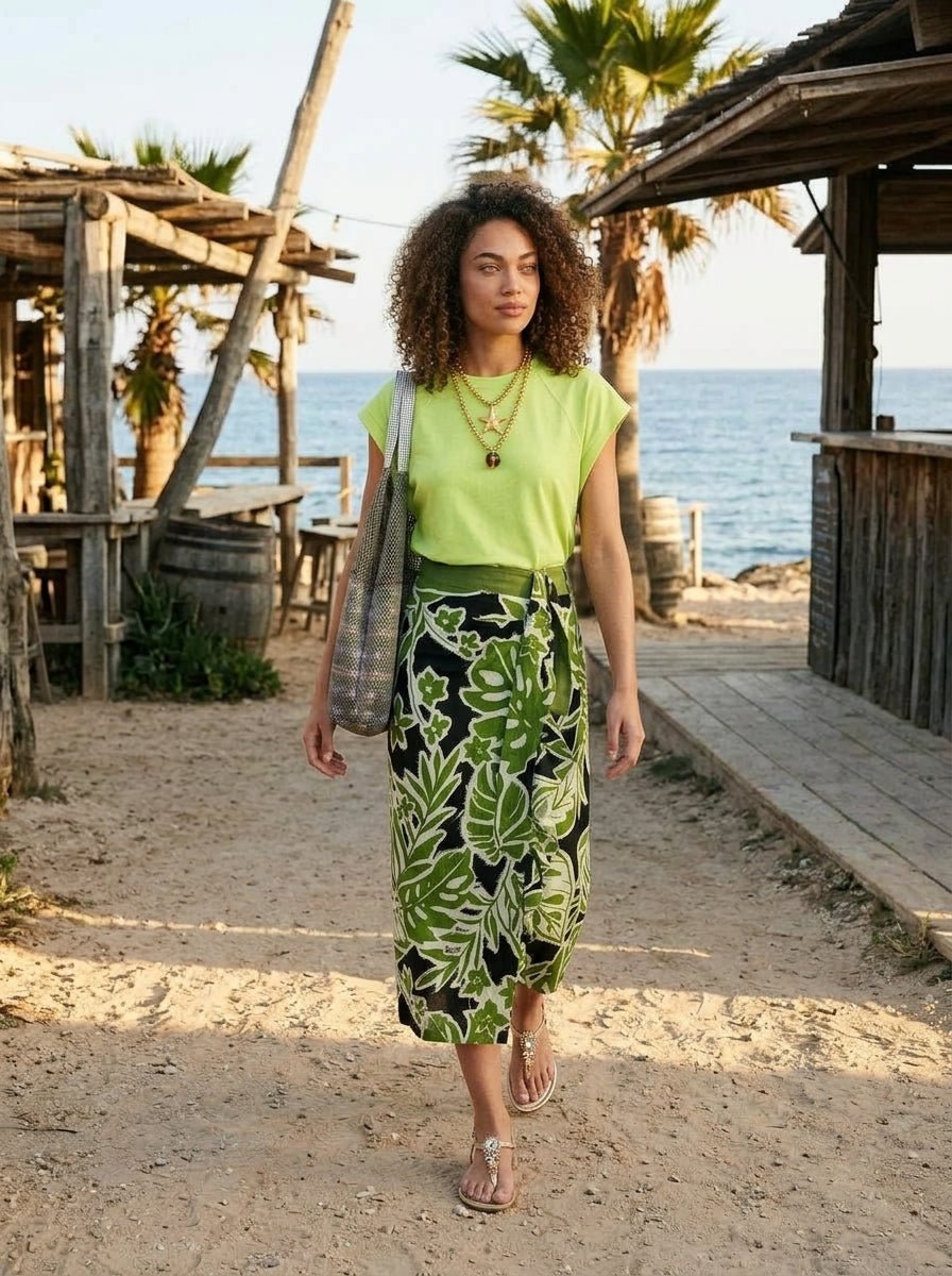 Falda Niu With Panel