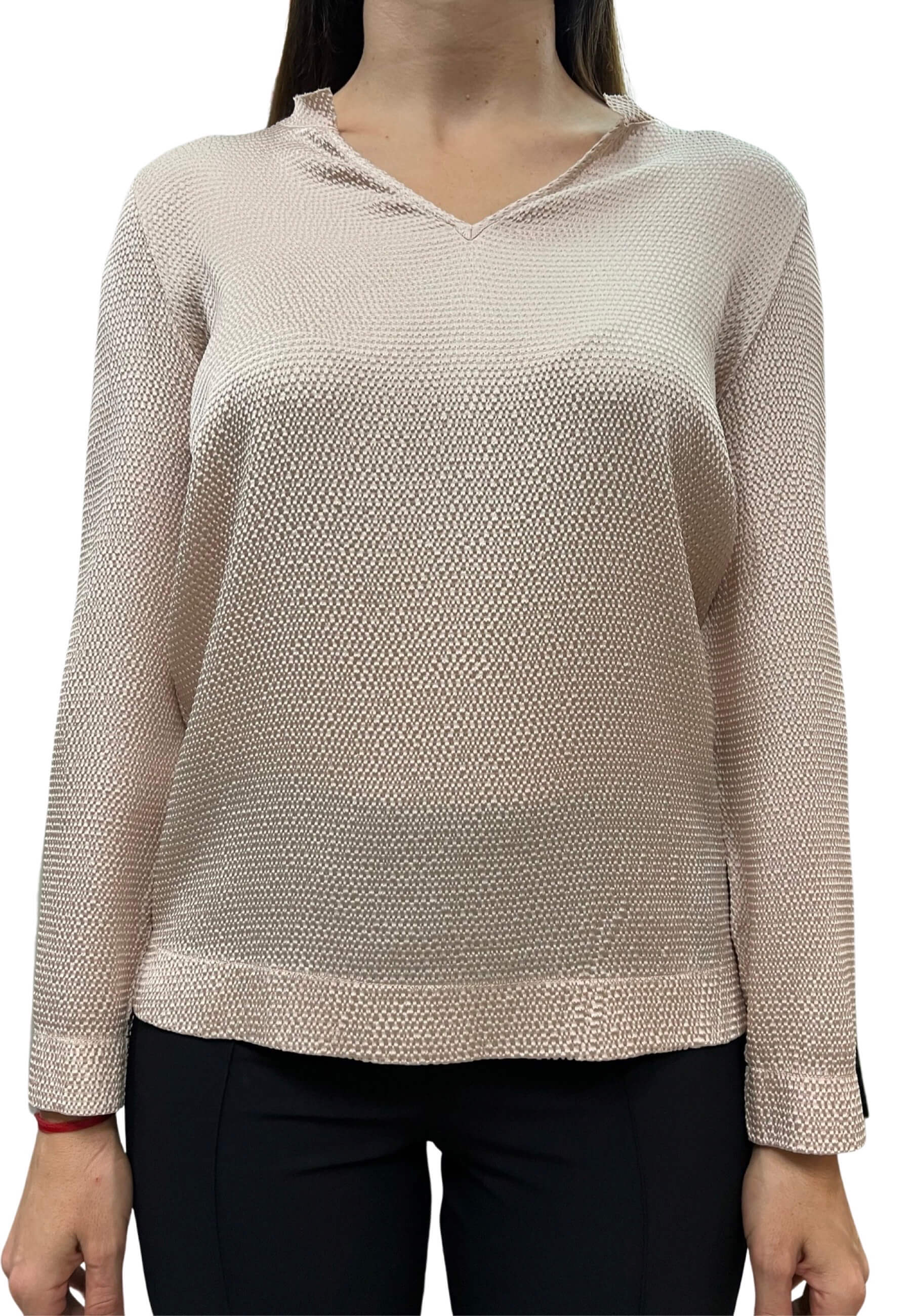 Chemise c-zéro chemisier en soie