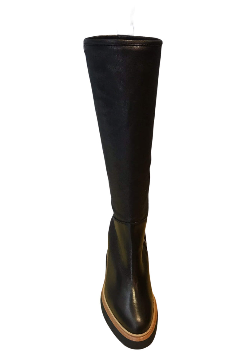 Belle Vie High Boot with Yellow Line
