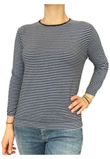 Alessandro Aste Fine Stripes Long Sleeve Sweater