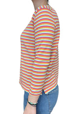 Alessandro Aste Fine Stripes Long Sleeve Sweater