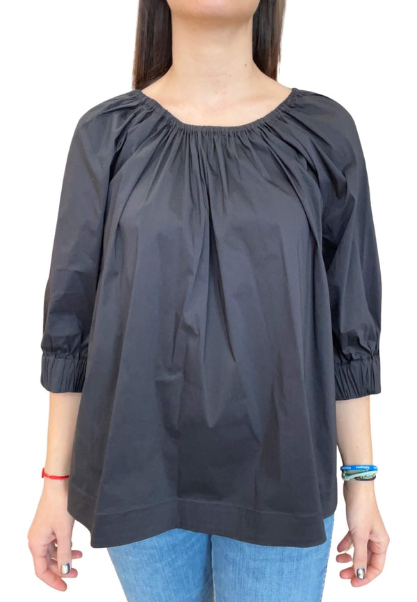 Lightweight Conti Gather MFrench Blouse